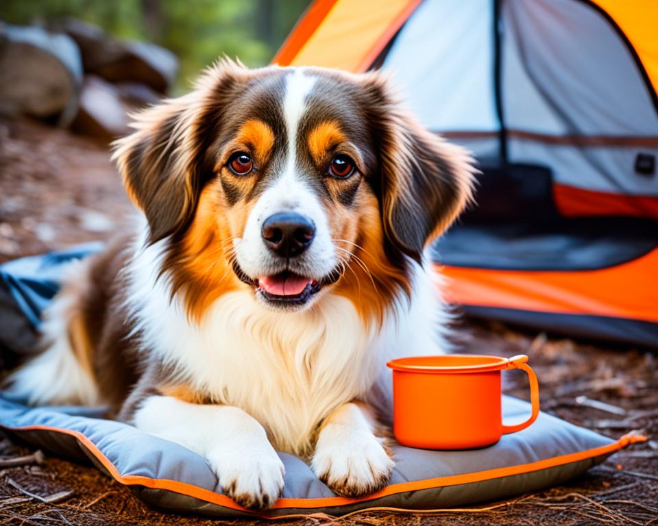 Hundebett camping