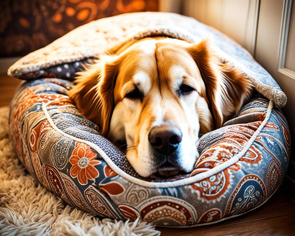 Hundehöhlen Farben und Muster