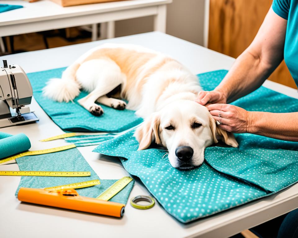 Nähen Hundebett Schritt für Schritt