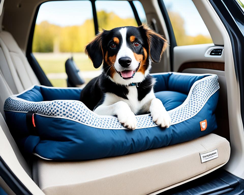 Stabiles Hundebett für Auto