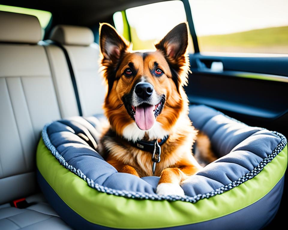 bequeme liegefläche hund auto