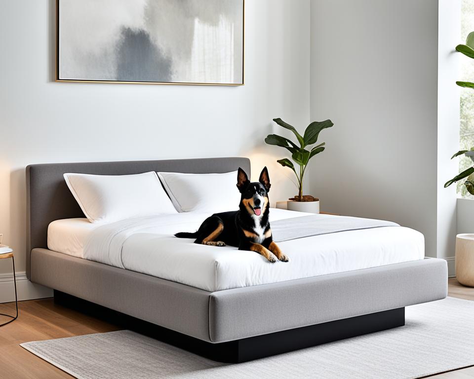 bett mit integriertem hundebett