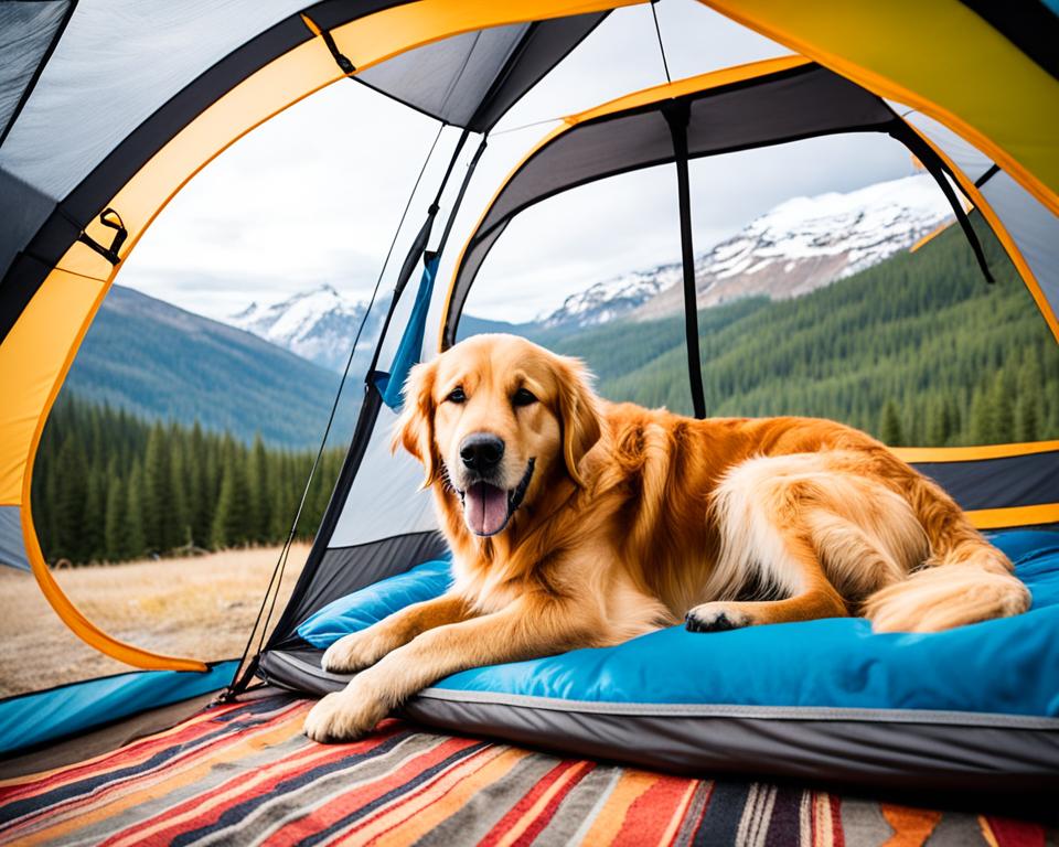 camping hundebett