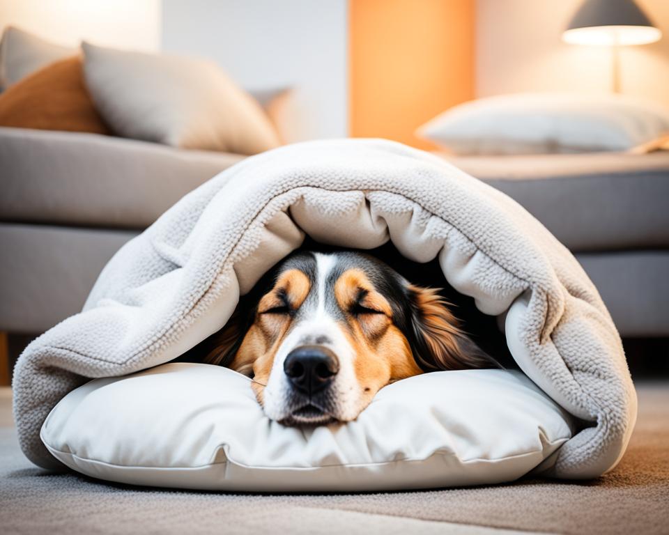 gesunder schlaf für hunde