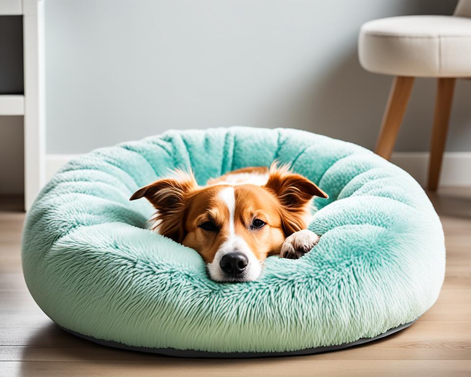 hundebett donut entspannung