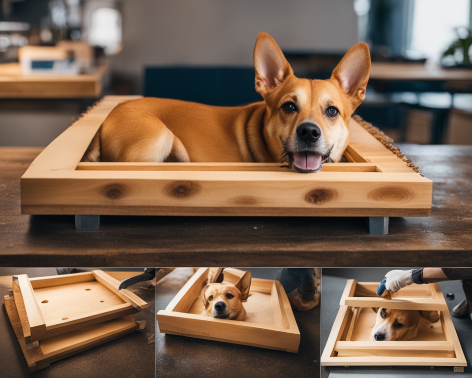 hundebett selber bauen holz