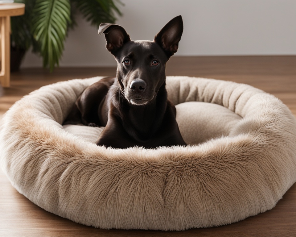 orthopädisches hundebett-donut