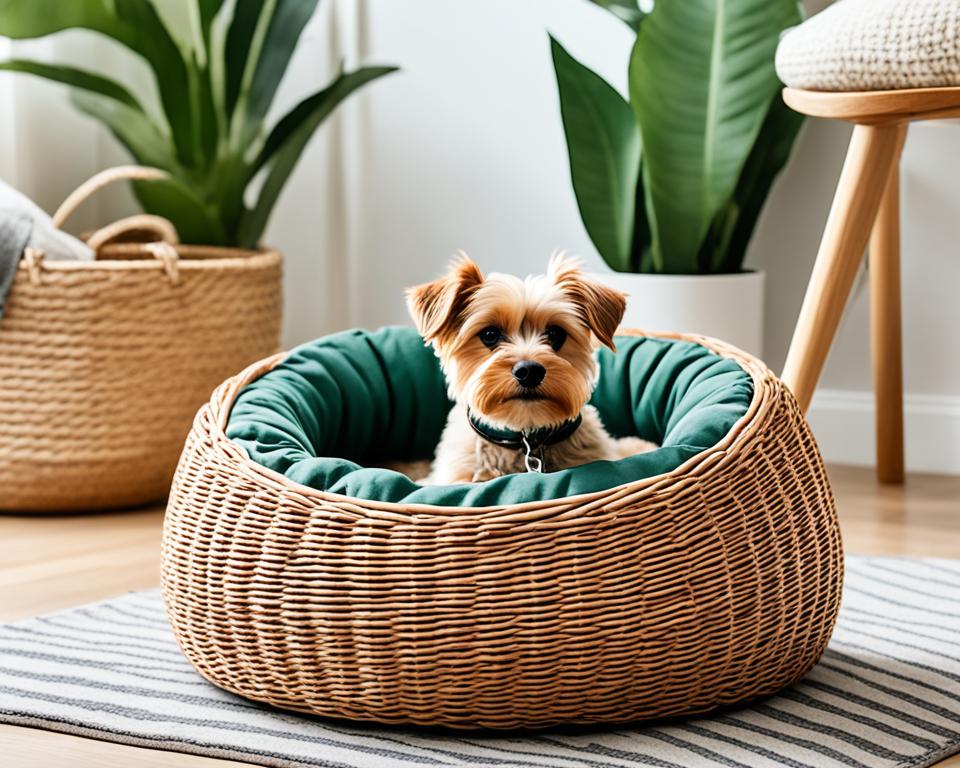 rattan hundekorb